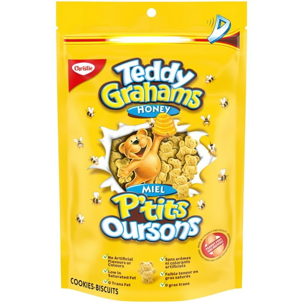 Teddy Grahams Honey Cookies, 6 Snak Paks, 180 G, 180 g