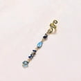 thumbnail image 3 of Yoyauz Braided Hair Accessories In Multiple Colors With Natural Stone Pendants, Crystal Spiral Positioning, Jewelry Crystals Dirty Braids Accessories Women's Hair Accessories, 3 of 5