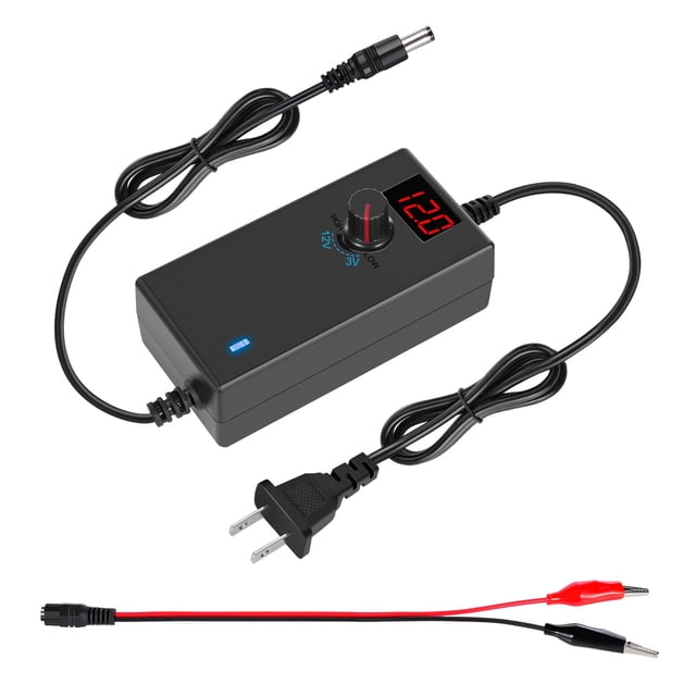 Fuente de alimentación HOUHUI 3V-12V 3A 36W ajustable para LED