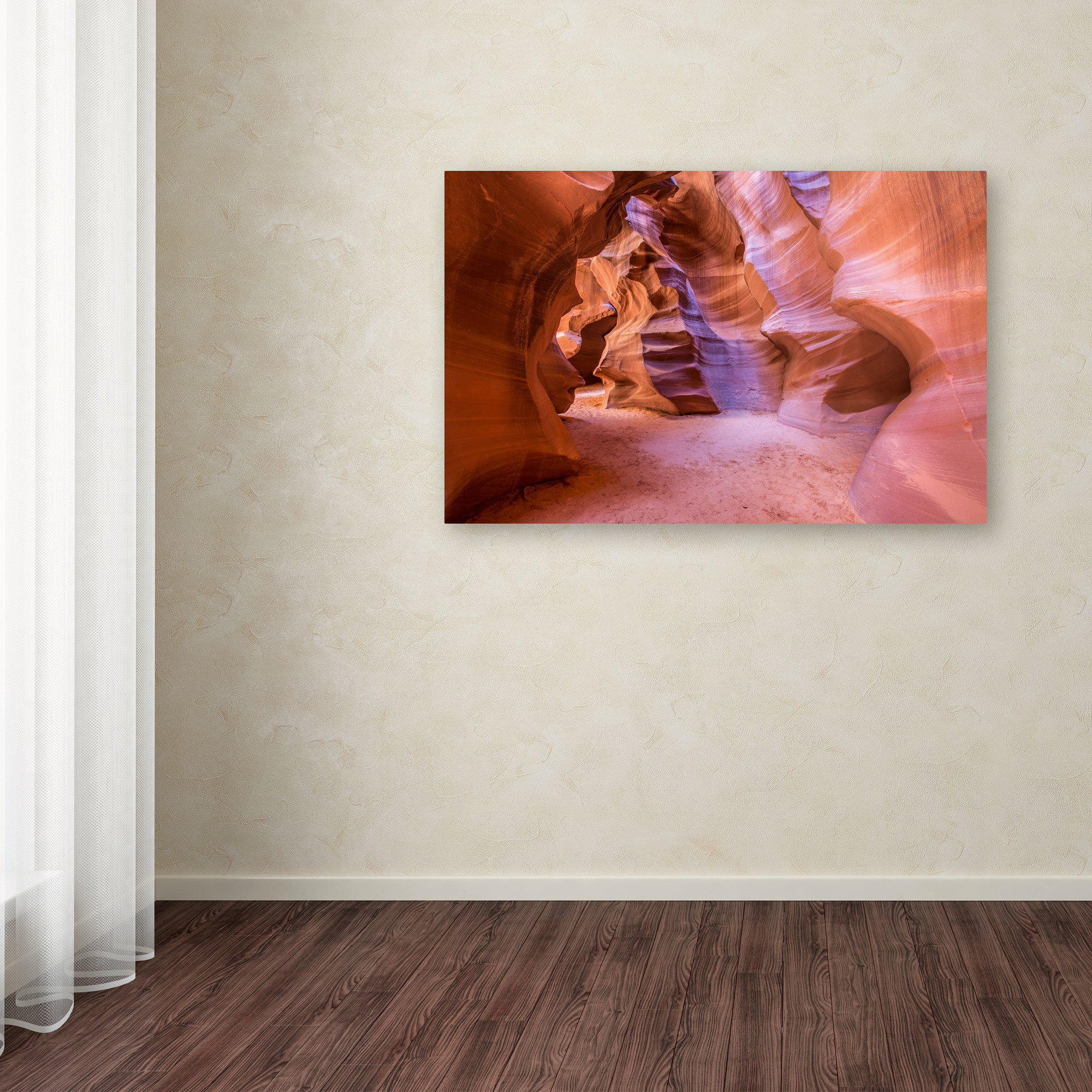 Trademark Fine Art "Upper Antelope Canyon" Canvas Art by Pierre Leclerc