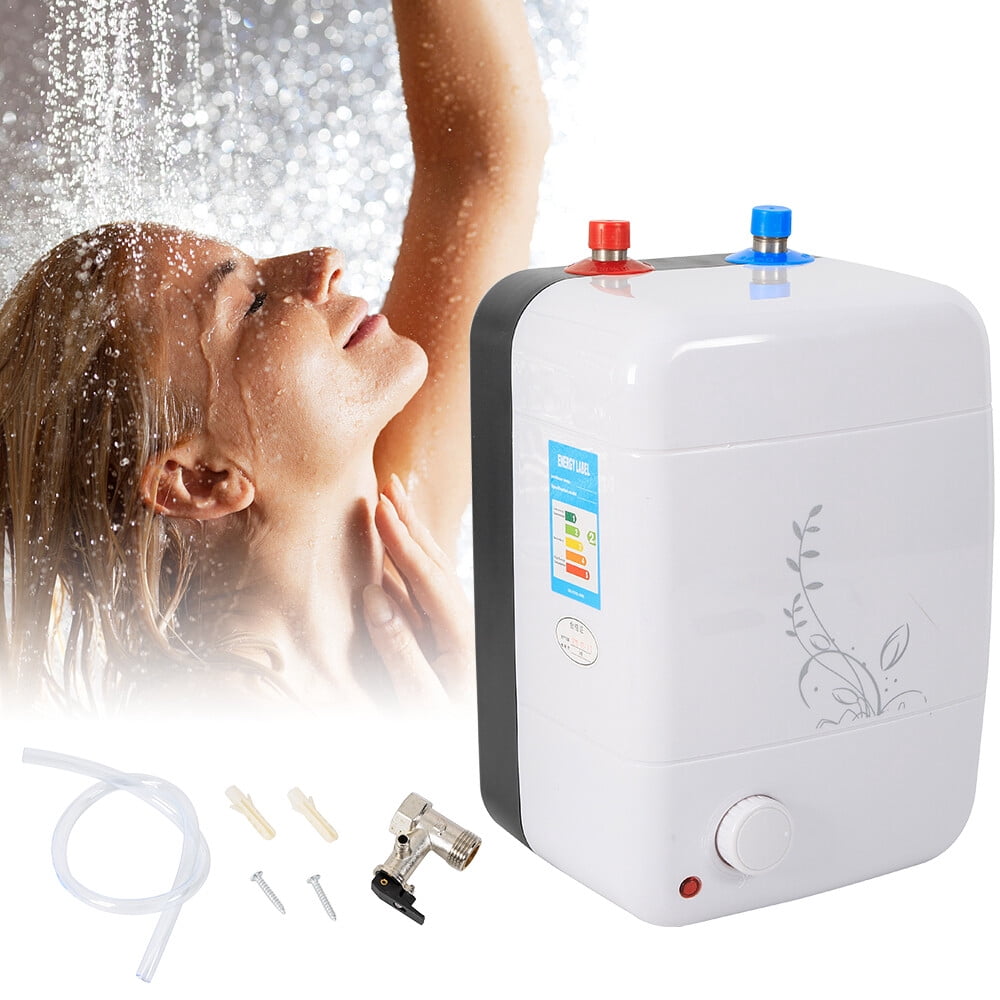 TFCFL 1500W 110V Instant Hot Water Heater Bathroom Kitchen Electric Tankless Water Heater 30-75℃