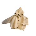 thumbnail image 2 of Wancir Baby Girl Boy Button Down Hooded Cardigan Winter Warm Sweater Long Sleeve Jumpers Coats Knitted Hoodies Clothes, 2 of 3