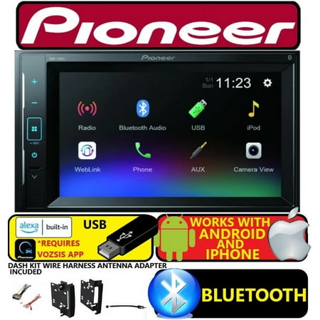 1997-2002 JEEP WRANGLER PIONEER BLUETOOTH USB AUX RADIO STEREO PKG