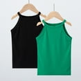 thumbnail image 5 of Zshosam Girls Dance Tops Girl's Crop Tank Tops Ribbed Knit Sleeveless Round Neck Racerback Casual Cute Dance Cropped Top (Green,7-8 Years), 5 of 5