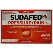 Sudafed Pe, Pressure+Pain, Count 1 - Medicine Cold/Sinus/Allergy / Grab Varieties & Flavors