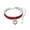 Red, variant on Sparkling Rhinestone Pet Collar with Heart Pendant - Adjustable Crystal Diamond Neckstrap for Small Dogs and Cats - Elegant Bling Jewelry for Weddings, Parties, and Holidays