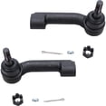 thumbnail image 3 of Detroit Axle - Front 6pc Suspension Kit for 2007-2014 Ford Expedition Lincoln Navigator, 2009-2014 Ford F-150, 4 Outer and Inner Tie Rods 2 Boots + Bellows Replacement, 3 of 6