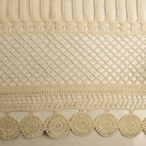 Natural Judy Pattern Chemical Lace Fabric, DIY Projects by the Yard