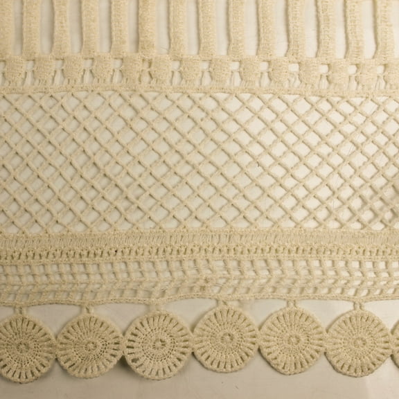 Natural Judy Pattern Chemical Lace Fabric, DIY Projects by the Yard