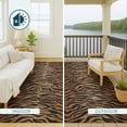 thumbnail image 4 of Addison Rugs Chantille Indoor/Outdoor Transitional Animal Print Rust Machine Washable Rectangle Rug, 8' x 10', 4 of 8