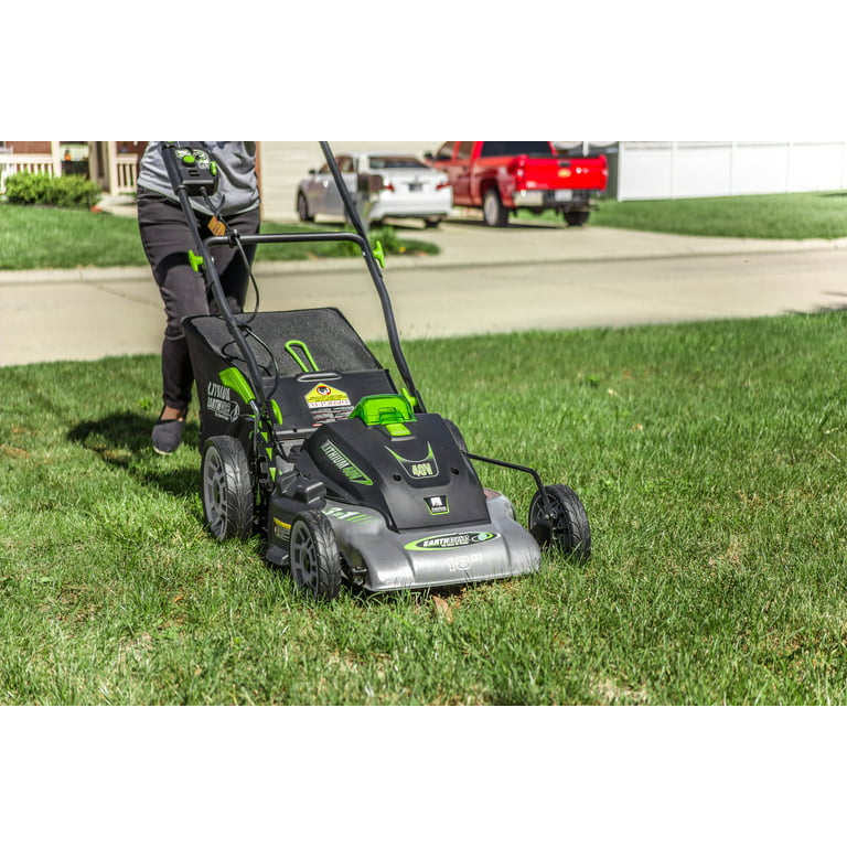 Earthwise 60418 18 40-Volt Lithium Ion Cordless Electric Lawn Mower  (Battery And Charger Included), Earthwise Mower Battery