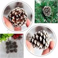 thumbnail image 4 of Christmas Pine Cones Ornament,9 Pieces Pine Cones with String,Bulk Winter Hanging Christmas Decoration,Pine Cone Pendant Crafts for Xmas Tree Gift Tag Party Festival,1.4-1.8 in, 4 of 8