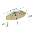 thumbnail image 3 of Small Mini Umbrella with Lightweight Compact Design Sunshade Umbrella Sunshade Umbrella Travel Umbrella Windproof Portable Sunshade Umbrella Outdoor Sunshade Umbrella, 3 of 6