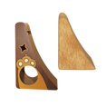 thumbnail image 3 of Cat Scratch Pad Grinding Claw Board Scratch Toy Lounge Bed with Track Bell Ball PawPattern SolidCore, 3 of 9