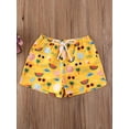 thumbnail image 3 of DcoolMoogl Toddler Baby Boys Swim Shorts Leaves Print Swimming Trunk Kids Boy Hawaiian Beach Board Shorts Swimwear, 3 of 6