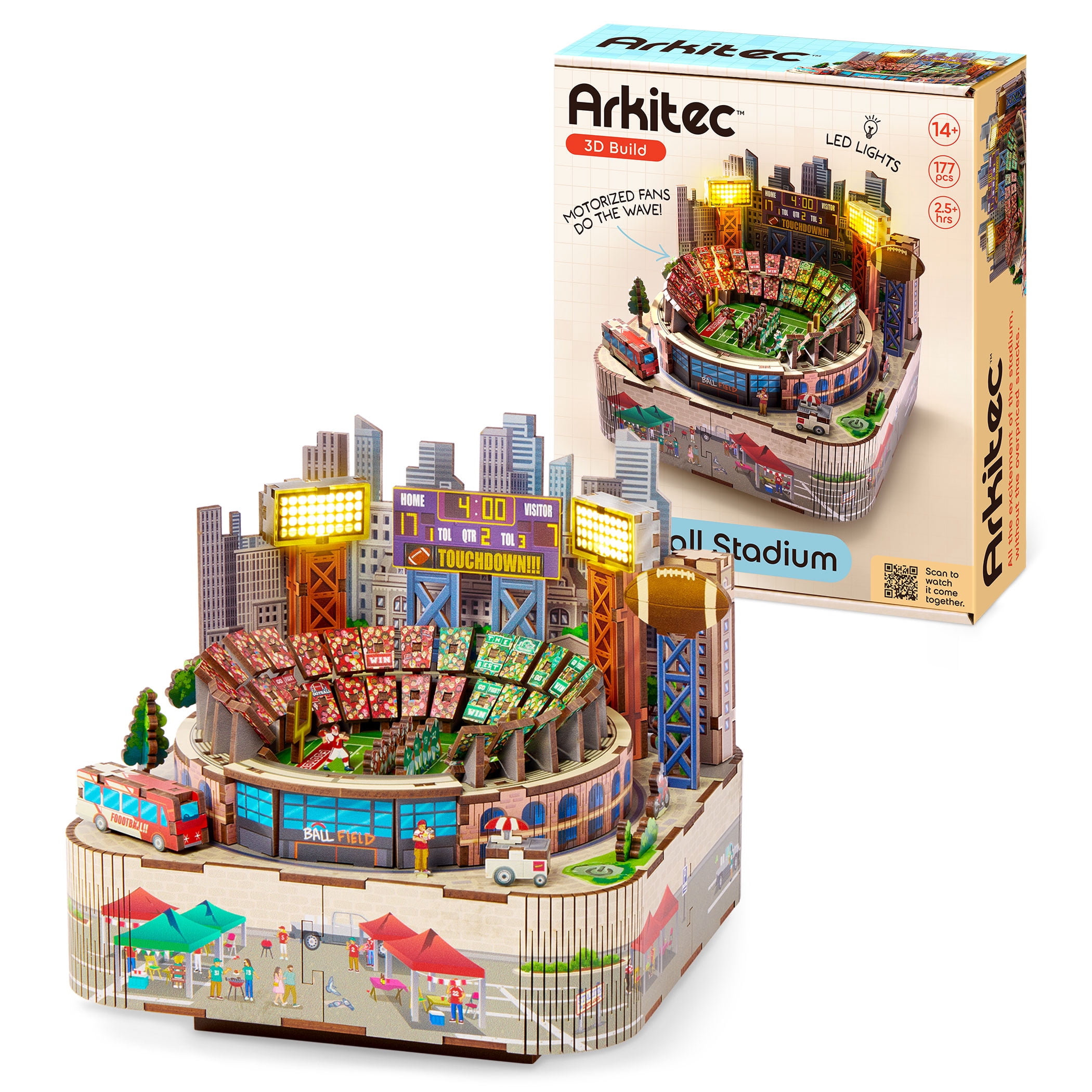 Arkitec Football Stadium – Construction 3D Miniscape du stade de football