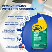 Zep Acidic Toilet Bowl Stain Eraser, Wintergreen Scent, 32 fl oz