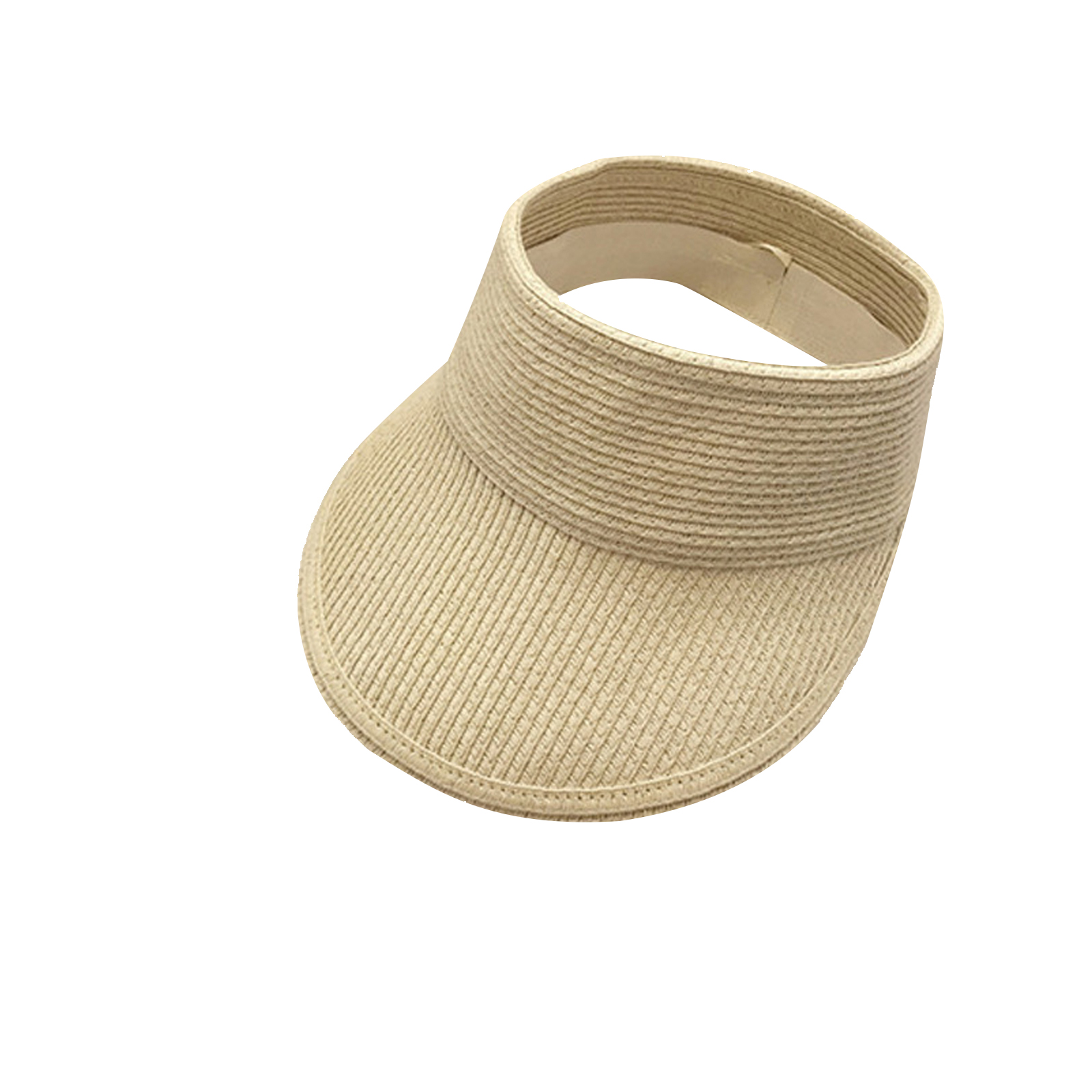 Women Empty Straw Hat with Elastic Band 