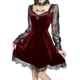 thumbnail image 1 of Vestido gótico, vestido de cóctel, vestido de noche, vestido de fiesta, vestido de encaje, vestido de encaje, 1 of 5