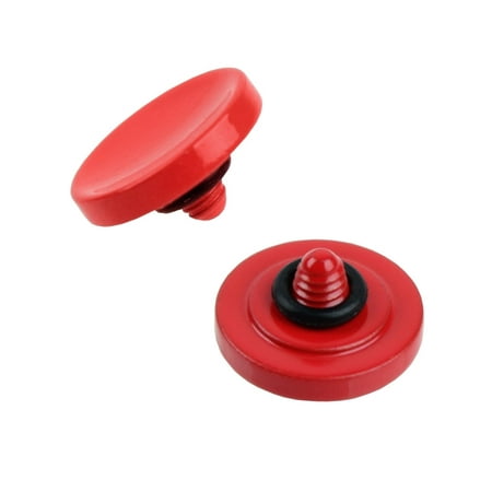 Foto&Tech 2PC Red Soft Shutter Release Button Compatible with Fujifilm X-T20 X-T10 X-T3 X-T2 X-PRO2 X-PRO1 X100F X100T X100S X30 X-E2S X-E3 X-E2/Sony RX1R II RX10 IV III II/Leica M9 M8/Nikon Df F3