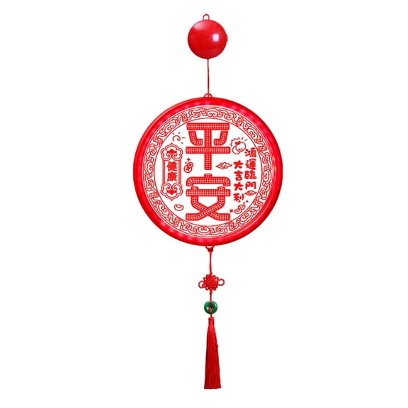 MERILER LED Chinese New Year Knot Hanging Decoration with Light for Home, Wall, Door, and Window, Ideal for Spring Festival Celebrations