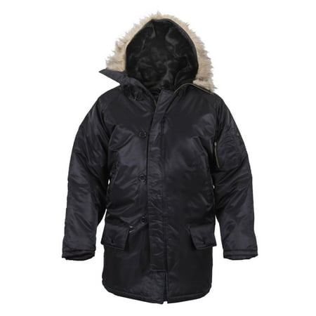 - N-3B Snorkel Parka Flight Jacket, Black, 3XL