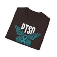 thumbnail image 5 of Teal Ribbon, Gildan Unisex Softstyle T-Shirt, PTSD Graphic Tee, S-3XL, 5 of 5