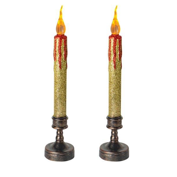 Candelabra de Halloween Llevó la Vela Wansheng Candelabro Decorativo Vela Electrónica