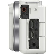 Sony ZV-E10 (White) Mirrorless Camera with16-50mm & 55-210mm Zoom Lenses + 64GB SD Card and More (International Version)