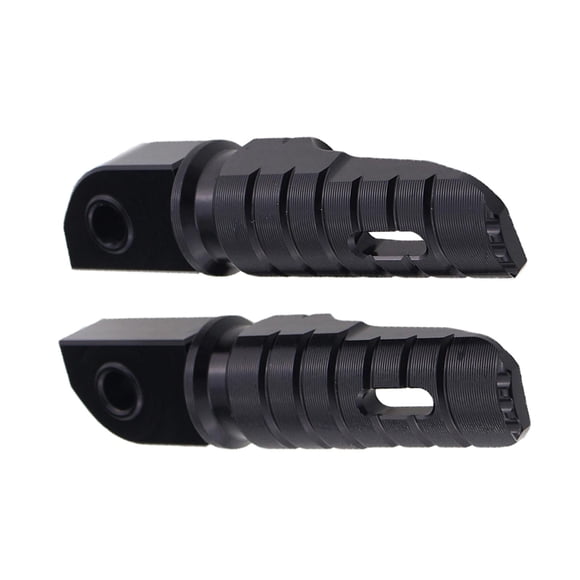 2 reposapiés de aluminio para Street Scrambler 900 Negro