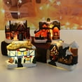 thumbnail image 5 of ZPAQI Resin Christmas House Battery Power Supply Village House Snow Scene, 5 of 12