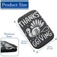 thumbnail image 4 of Thanksgiving Soft and Comfortable Furry Printed Car Armrest Cover Mat Pad 12.5x8.2 Inch, 4 of 6