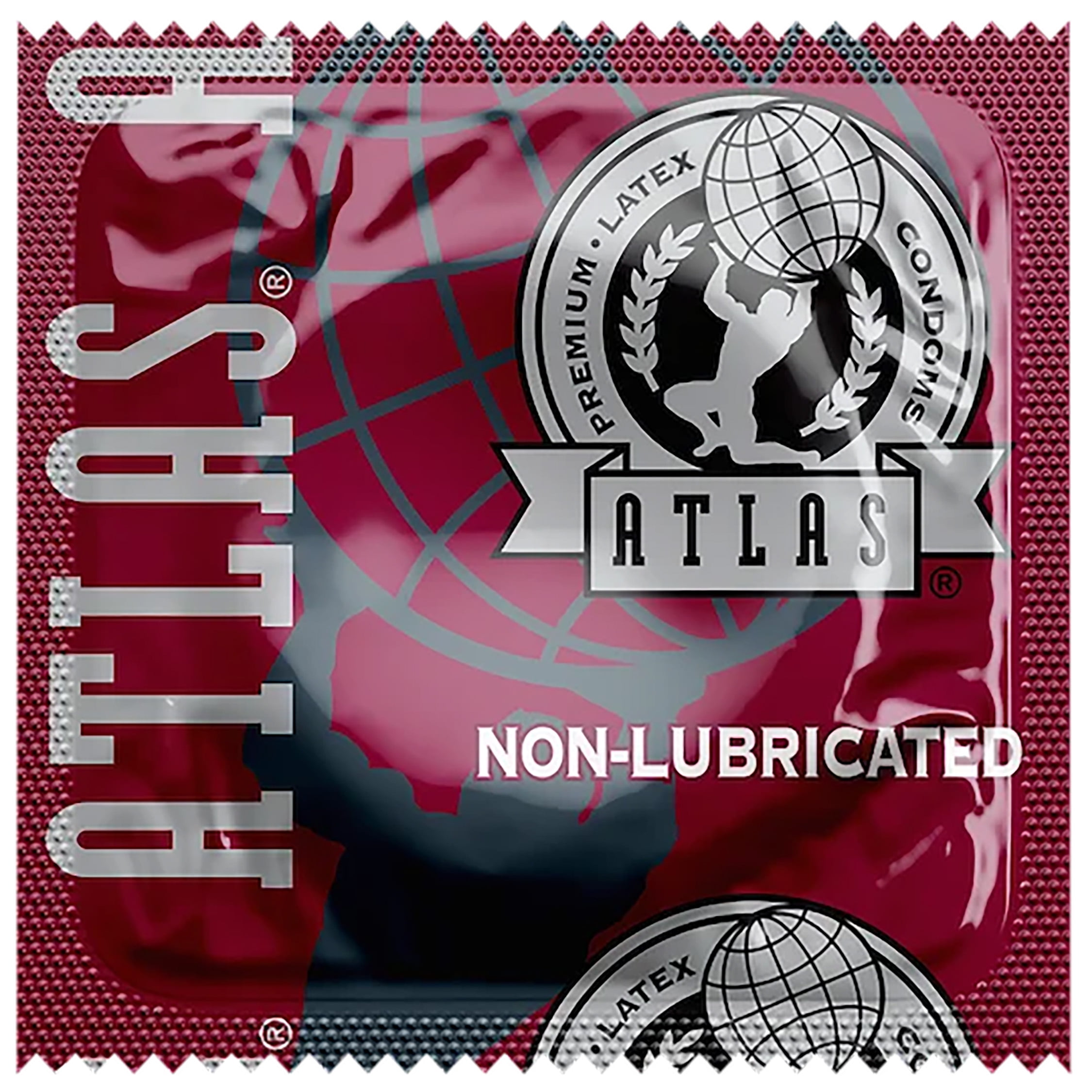 Atlas Non-Lubricated Condoms, Dry, Allergy-Friendly, 96-Pack - Walmart.com