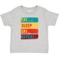 thumbnail image 3 of Inktastic Skiing Eat Sleep Ski Repeat Boys or Girls Baby T-Shirt, 3 of 5