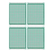 Uxcell PCB Board Single Sided Prototyping Boards Plated Through Holes 60mmx80mm, 4 Count