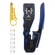 thumbnail image 2 of Herramienta de Crimpado RJ45, Pelacables de Paso para Conector Modular Cat6 Cat5 8P8C, Herramienta para Cable Ethernet., 2 of 5