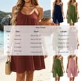 thumbnail image 3 of Hvogkswy Cotton Linen Nightgowns for Women Solid Sleeveless Crew Neck Camisole Dresses Soft Breathable Home Sleep Dress, 3 of 9