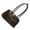 Coffee color, variant on Portable Women's Underarm Bag Simple Shoulder Bag PU Leather Armpit Purse Handbag for Daily Use and Special Occasion