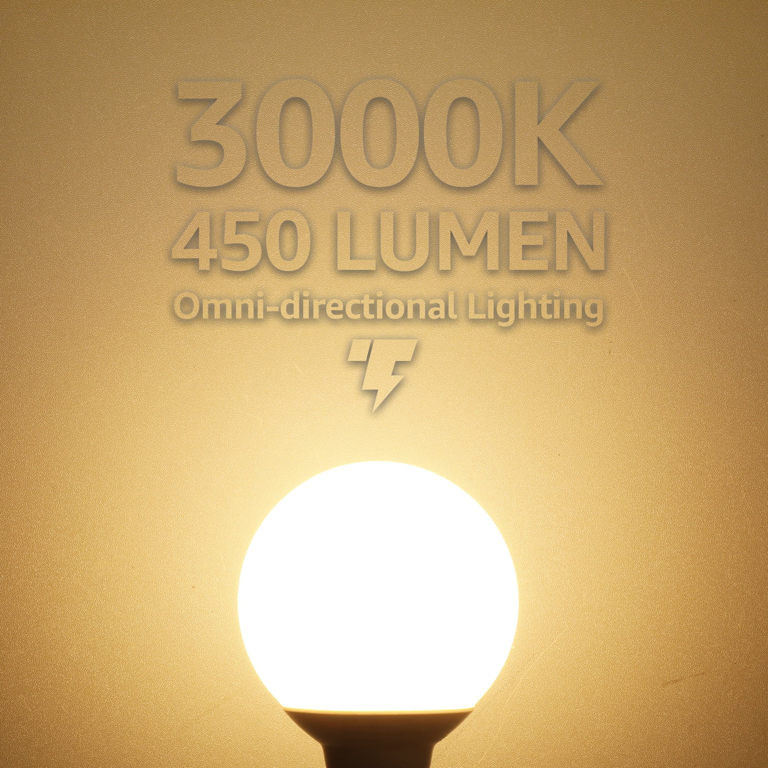 12 Pack G25 LED Globe Bulb, E26 Base, Ideal for Bathroom Vanity or Mirror, Dimmable, 3000K Warm White