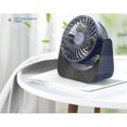 thumbnail image 3 of Ventiladores de escritorio USB Ventiladores de mesa portátiles Rotación de cabeza de 360 ​​​​° Pequeño ventilador de escritorio personal para el hogar Oficina-Ventilador de escritorio Ventil, 3 of 5