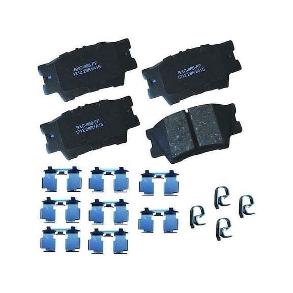 Rear Brake Pad Set - Compatible with 2006 - 2018 Toyota RAV4 2007 2008 2009 2010 2011 2012 2013 2014 2015 2016 2017