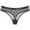 348#Black, variant on Clothing 2025 Thongs for Women Ladies Fashion Transparent Net Panties Letters Printed Low Waist Seamless Briefs Thong Thongs Underpants Women Underwear Thongs