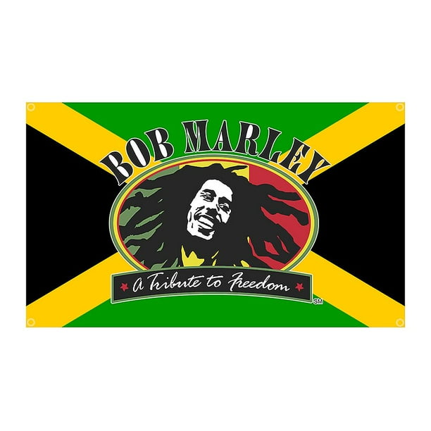 90x150cm Bob Marley Jamaica Reggae bandera poliéster impreso dormitorio o decoración al aire libre Banner tapiz