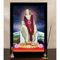 thumbnail image 6 of IBA Indianbeautifulart Elegant And Religious God Photo Frame Sai Baba Poster With Frame Black Wall Frame DeityPhotoFrame Wall DecorFor Home/ Office/ Temple, 6 of 7