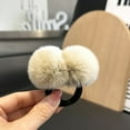 thumbnail image 4 of Set de gomas para el pelo sintéticas. Bonitas gomas elásticas para el pelo para mujeres y niñas. Gomas elásticas suaves para coleta y moño., 4 of 6