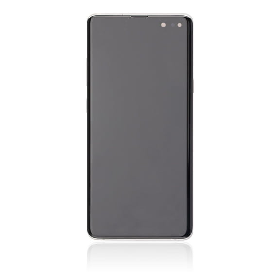 Replacement OLED Assembly With Frame Compatible For Samsung Galaxy S10 5G (Premium) (Crown Silver)