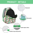 thumbnail image 4 of "Flamingo Backpack for Students - Trendy & Waterproof Bookbag, Roomy College Bag with Organizer Pockets, Great Gift Idea", 4 of 6