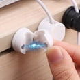 thumbnail image 4 of 12 Clips Magnéticos para Cables, Ajustables y Giratorios, para Debajo del Escritorio, para el Hogar y la Oficina., 4 of 5