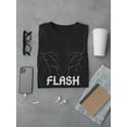 thumbnail image 3 of Abstract Flash Of Lightning T-Shirt Men -Image by Shutterstock, Male Medium, 3 of 4