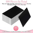 thumbnail image 5 of 300 Pieces Metal Engraving Blanks,Multipurpose Aluminum Sheet Aluminum Black DIY Business Card Blanks, 5 of 5